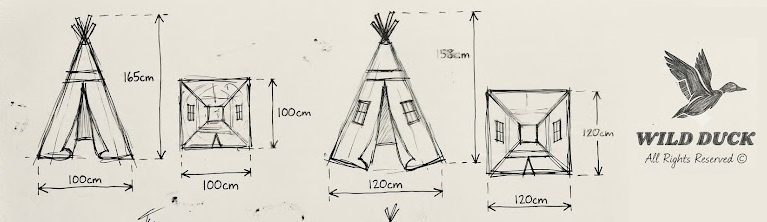 Bản vẽ Tipi Tent của Wild Duck Glamping Tent